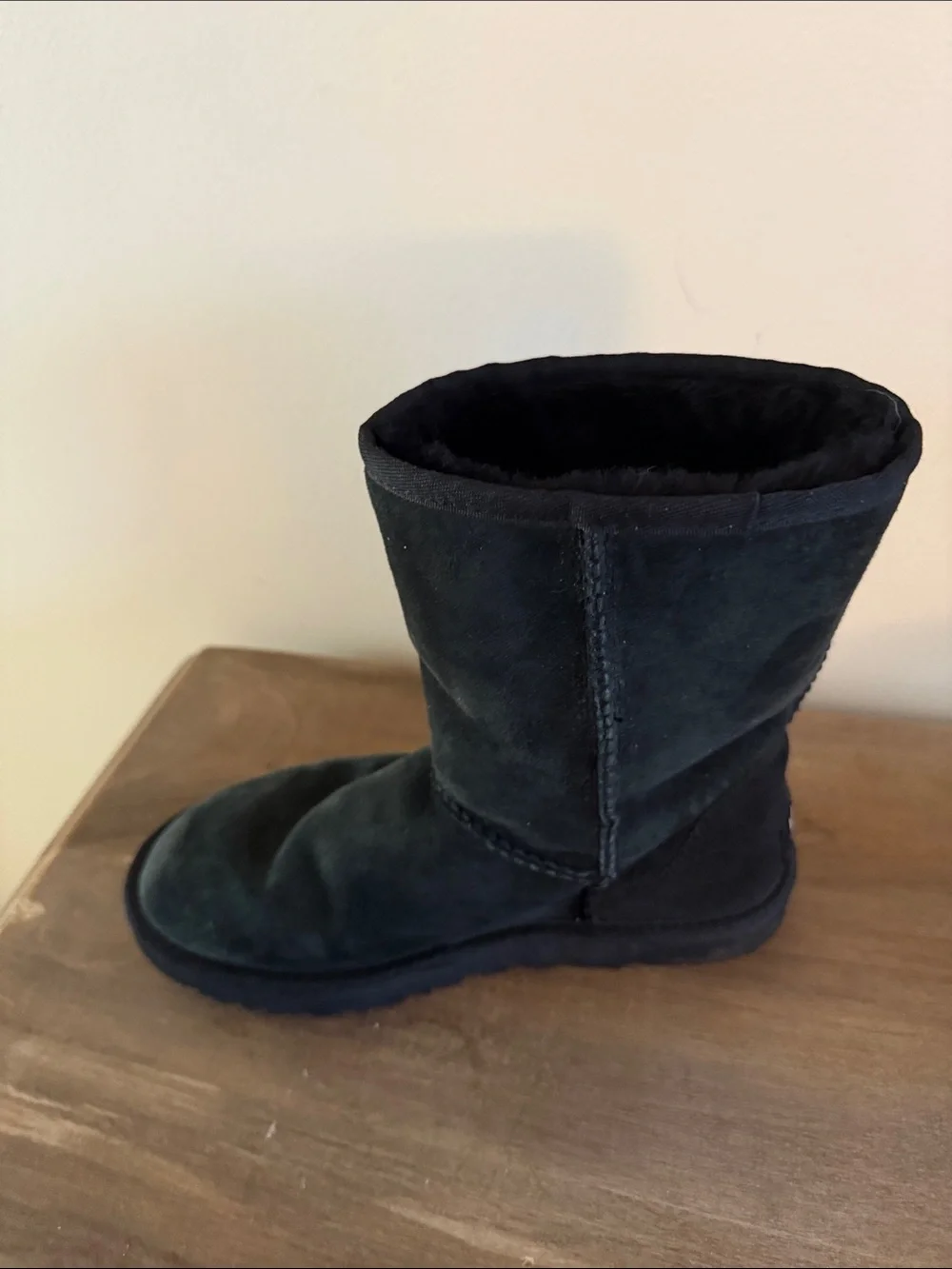 UGG Black Classic Short Suede Winter Boots